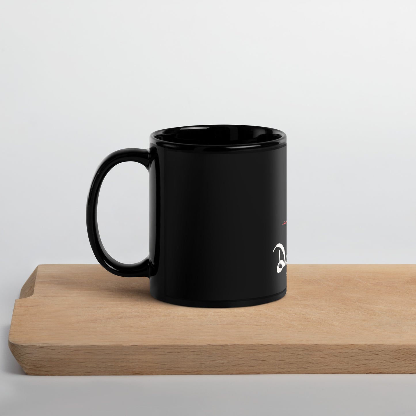 Black Dead Poet Social Club Logo Glossy Mug