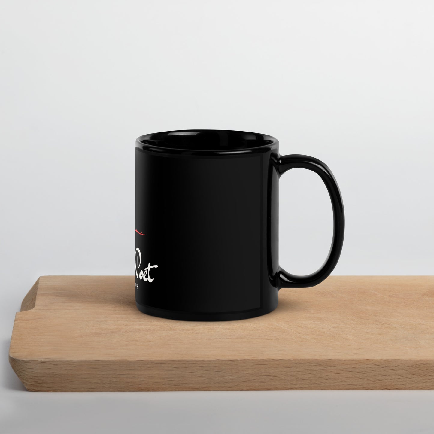 Black Dead Poet Social Club Logo Glossy Mug