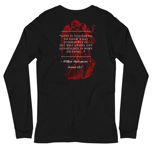 Unisex William Shakespeare Sonnet CLI Long Sleeve Tee