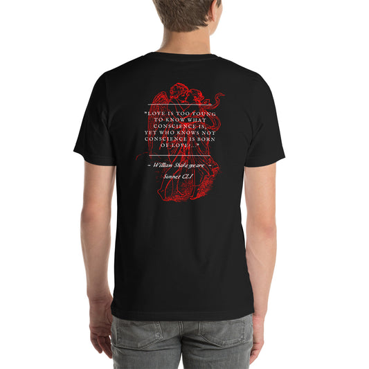 Unisex William Shakespeare Sonnet CLI Short Sleeve T-Shirt