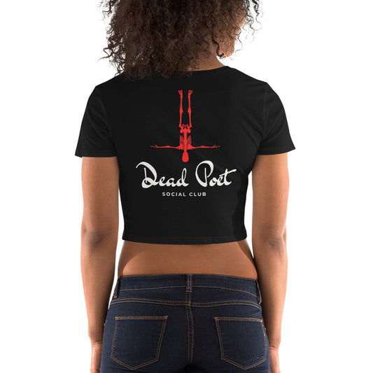 Women’s Dead Poet Social Club Logo Crop Tee